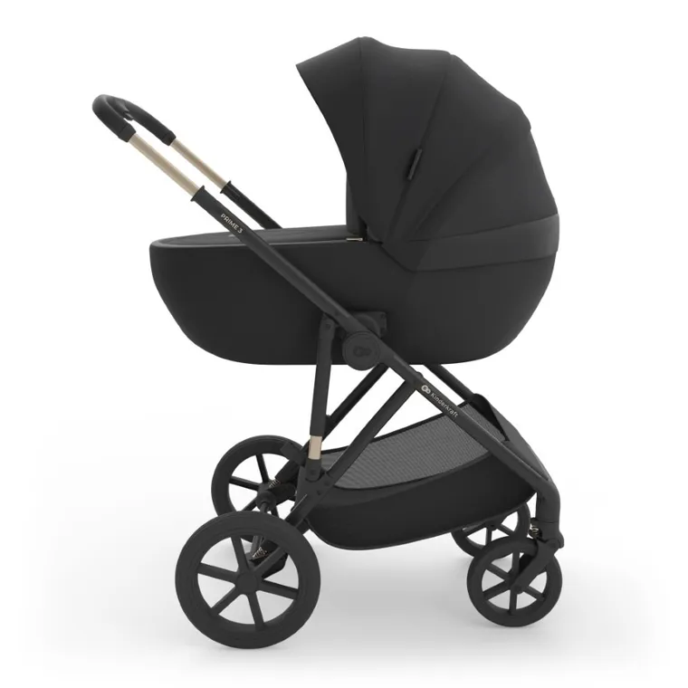 Kinderkraft, Prime 3, wózek wielofunkcyjny, 3w1, venezian black
