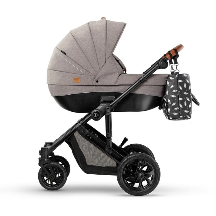 Kinderkraft, Prime, wózek wielofunkcyjny 3w1, Beige
