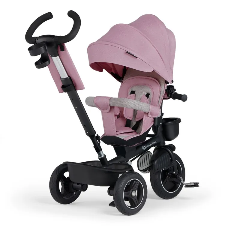 Kinderkraft, Spinstep, rowerek trójkołowy, Pink