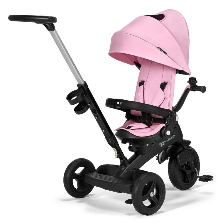 Kinderkraft, Twipper, rowerek trójkołowy, Pink