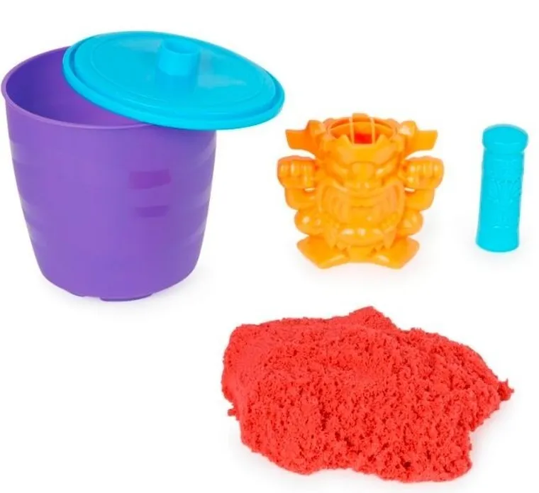 Kinetic Sand, Niespodzianka, piasek kinetyczny, zestaw z figurką niespodzianką