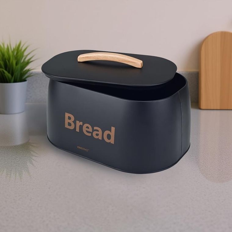 Kinghoff, chlebak, pojemnik na pieczywo, stalowy, kh-1946