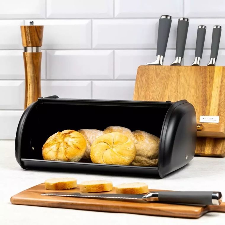 Kinghoff, chlebak stalowy, czarny, KH-1723