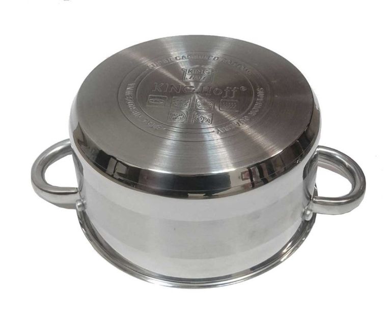 Kinghoff, garnek z pokrywą, 24 cm, 6000 ml, KH-4331