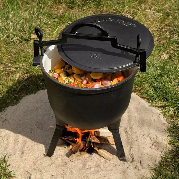 Kinghoff, kociołek żeliwny, emaliowany, 10l