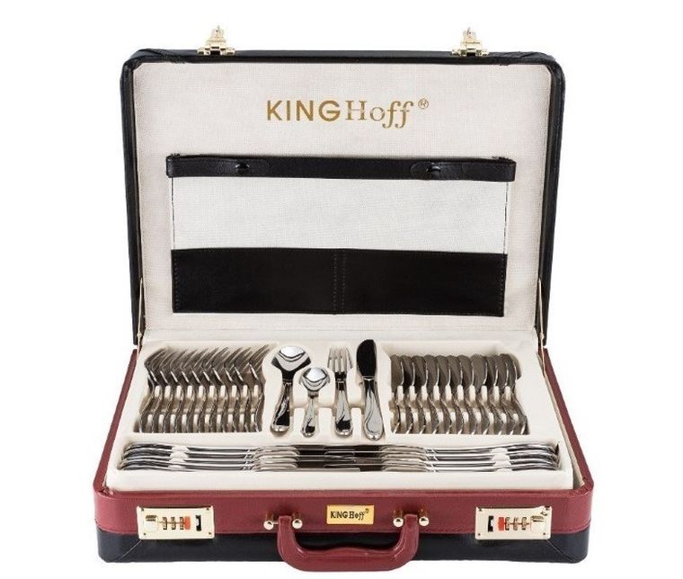Kinghoff, komplet sztućców, 72 elementy, satyna, KH-3561