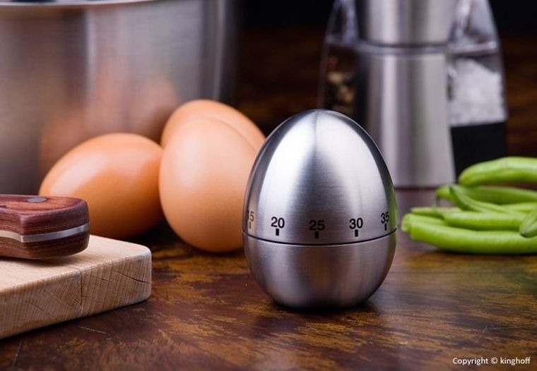 Kinghoff, minutnik kuchenny jajko, inox