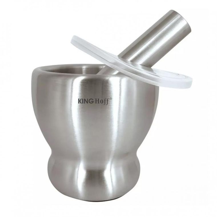 Kinghoff, moździerz z pokrywą, stalowy, KH-1661