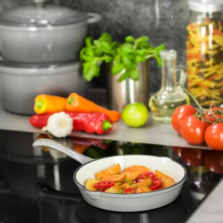 Kinghoff, patelnia żeliwna, emaliowana, 26 cm