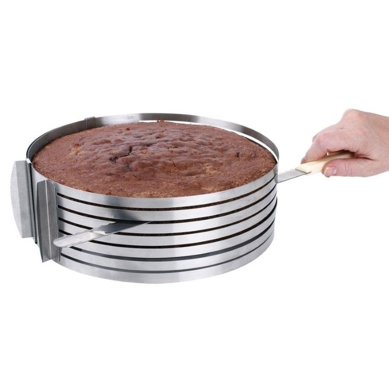 Kinghoff, regulowana obręcz do krojenia biszkoptu na tort, KH-1474