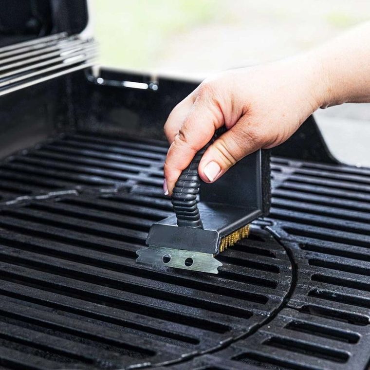 Kinghoff, szczotka do czyszczenia rusztu, grilla, 3w1, KH-1913