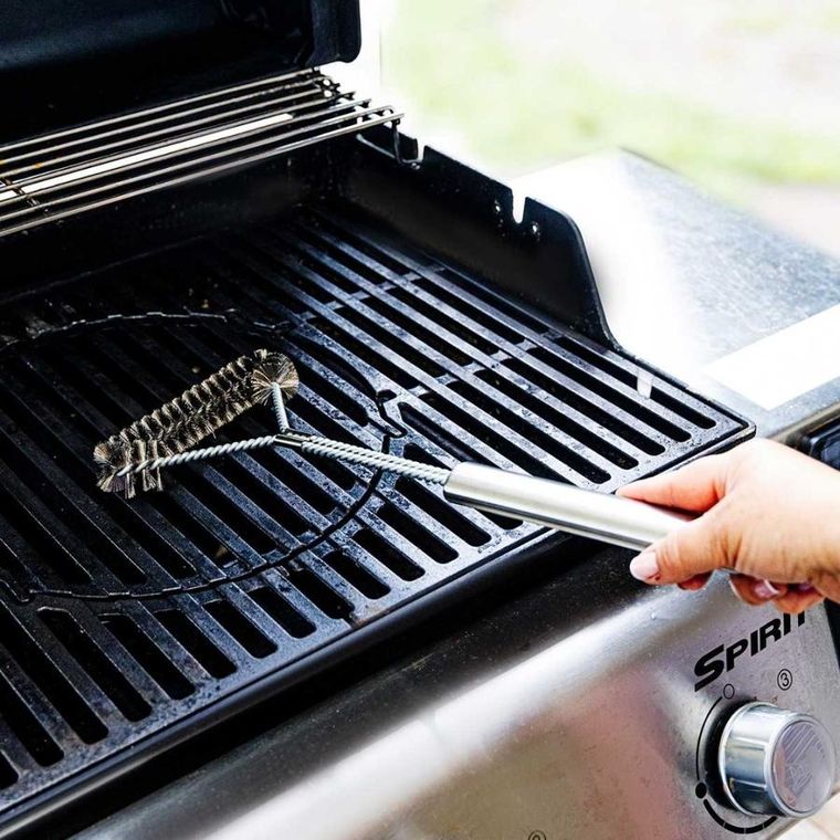 Kinghoff, szczotka do czyszczenia rusztu, grilla, stalowa, KH-1915