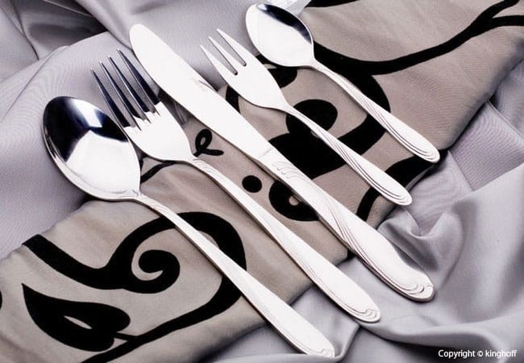Kinghoff, sztućce, 24 elementy, wysoki połysk