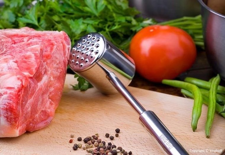 Kinghoff, tłuczek do mięsa, stalowy, KH-3180