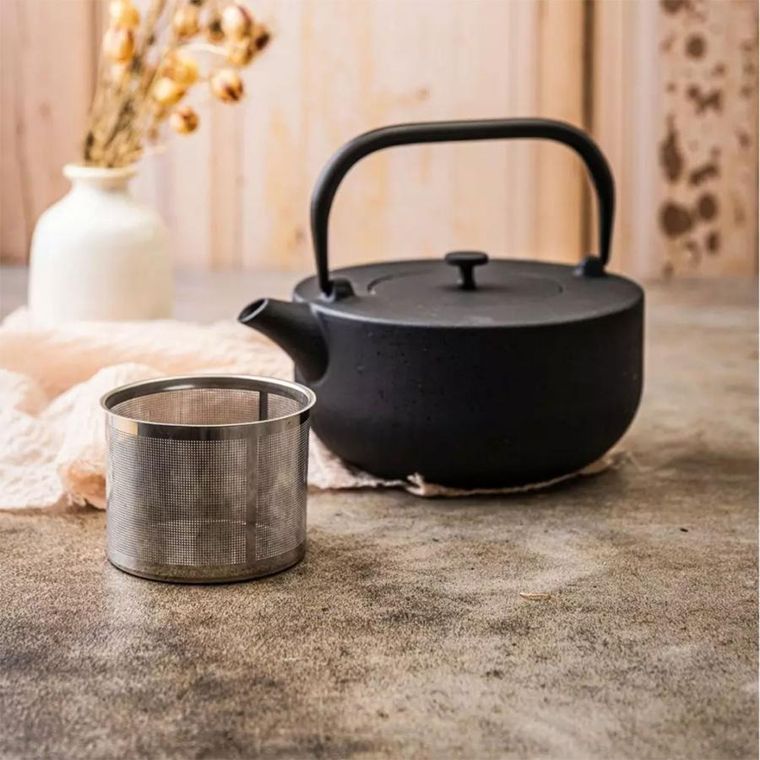 Kinghoff, zaparzacz żeliwny dzbanek z filtrem, 1.1l