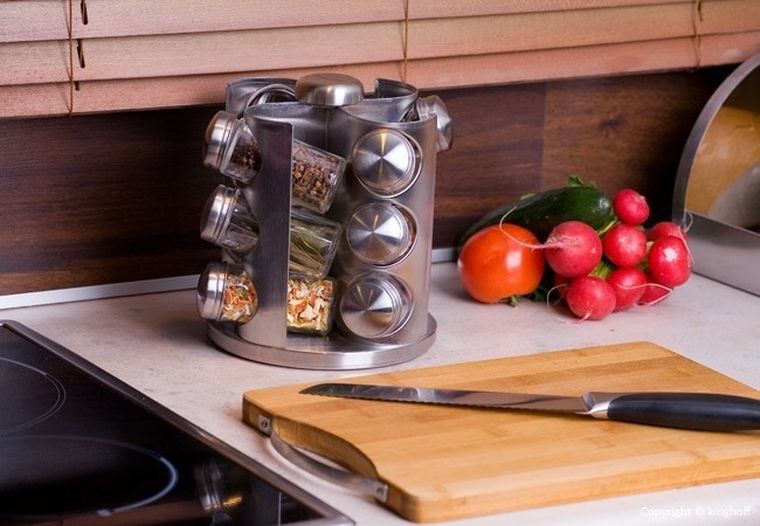 Kinghoff, zestaw pojemników na przyprawy, 12 elementów