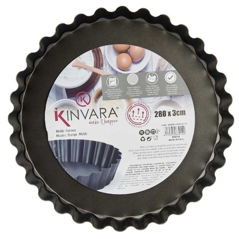 Kinvara, okrągła forma do pieczenia, stal węglowa, 28 cm