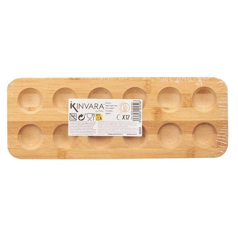 Kinvara, pojemnik na jajka, bambusowy, 30-11.5 cm