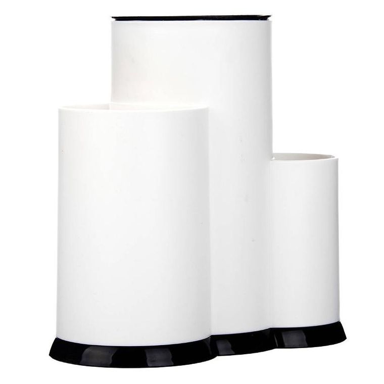 Kinvara, stojak na noże, plastikowy, 12.5-23-22 cm