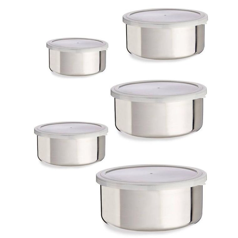 Kinvara, zestaw lunchboxów stalowych w różnych rozmiarach, 5 szt.