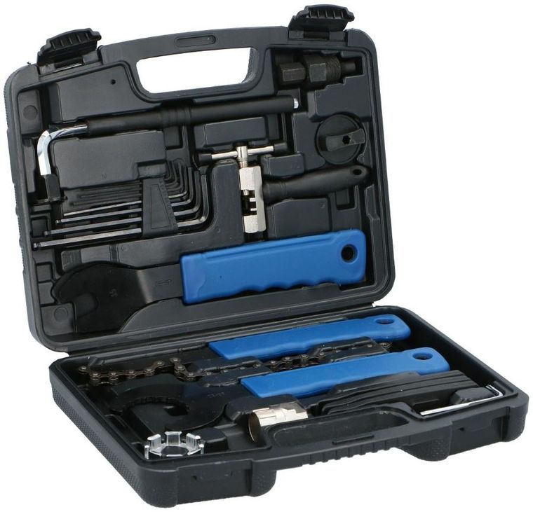 Kinzo, zestaw narzędzi do naprawy roweru, 20 elementów