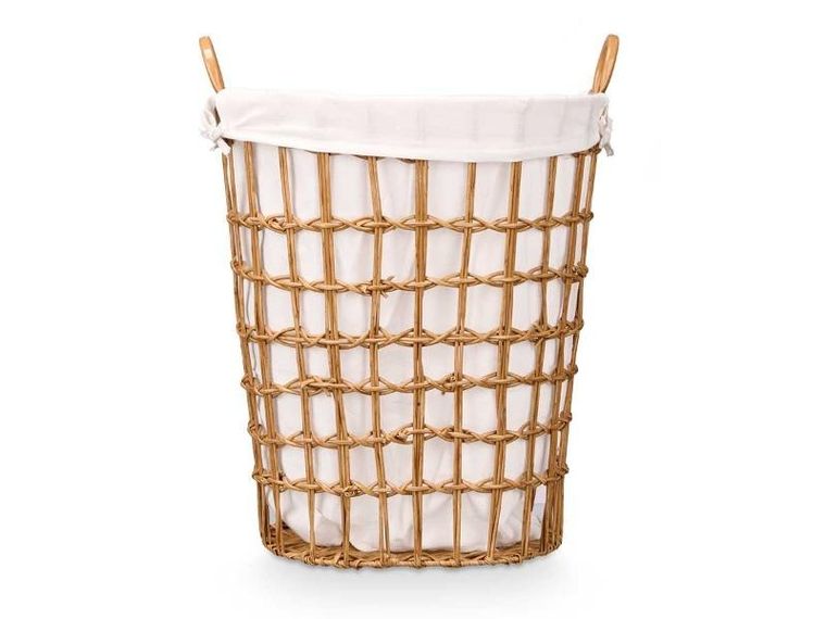 Kipit, kosz na pranie z materiałowym wkładem i uchwytami, 58 cm