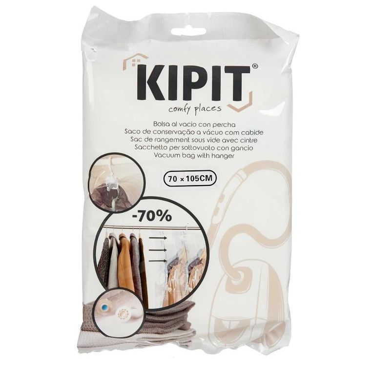 Kipit, worek próżniowy, Comfy place, z wieszakiem i pompką