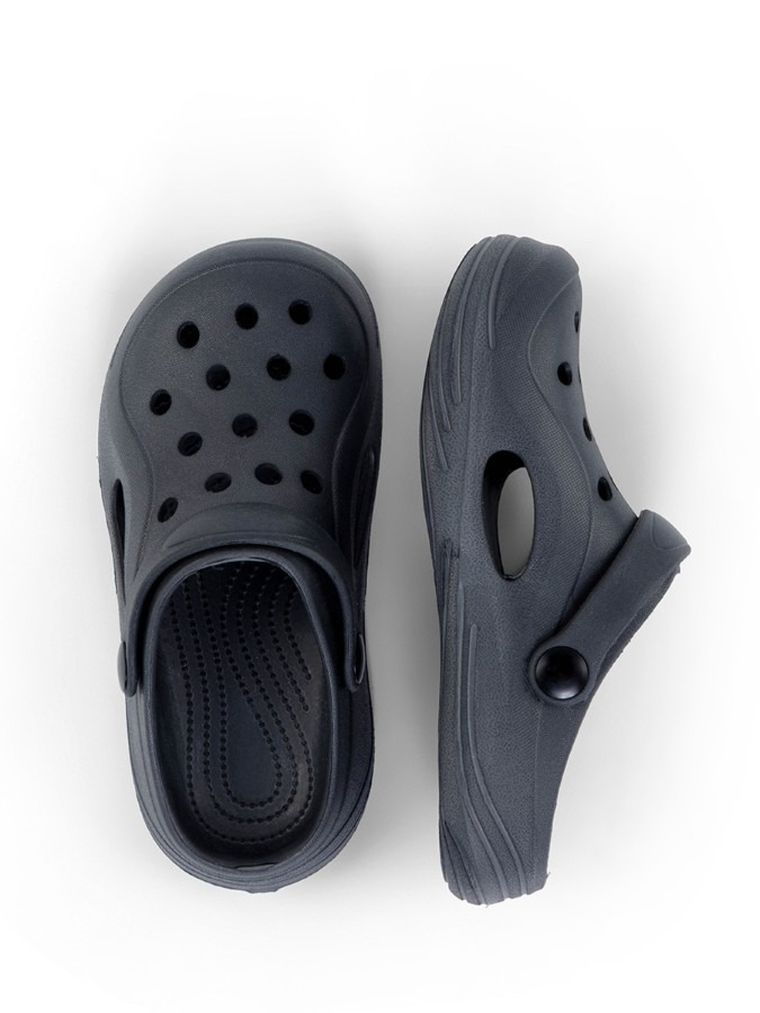 Klapki chłopięce, szare, Realpaks Fogo