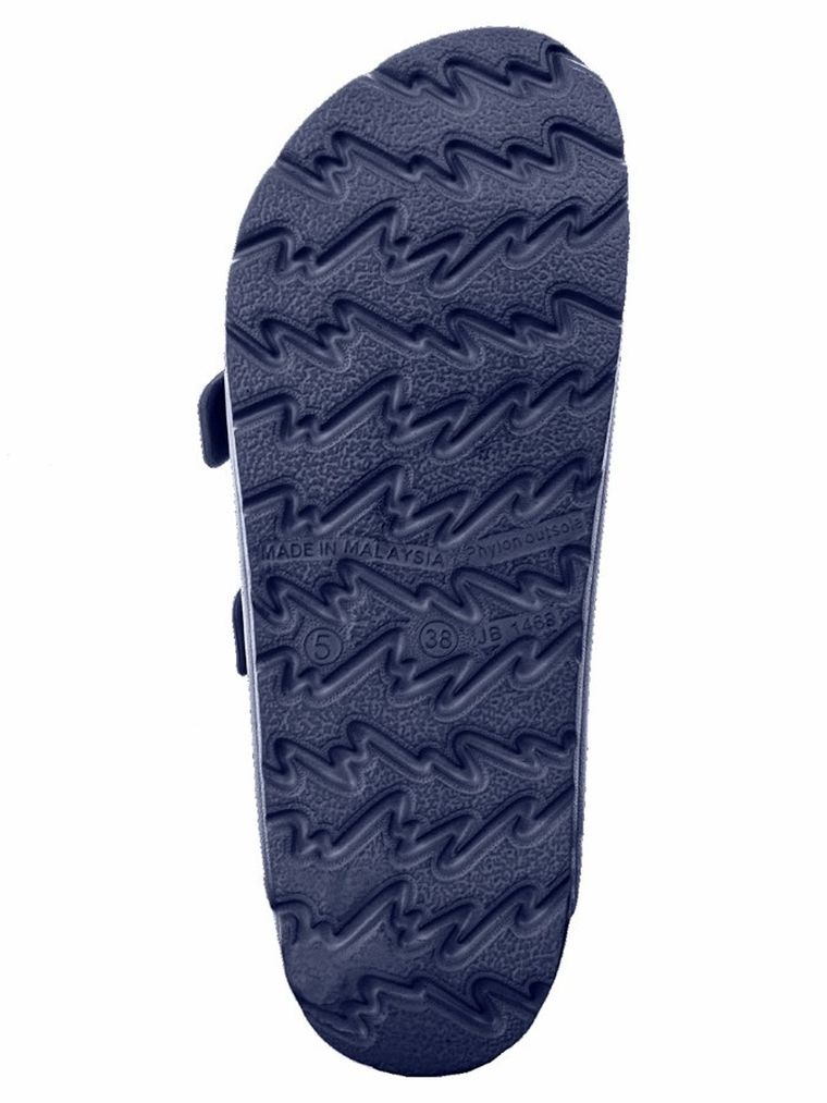 Klapki damskie, granatowe, Fitclog