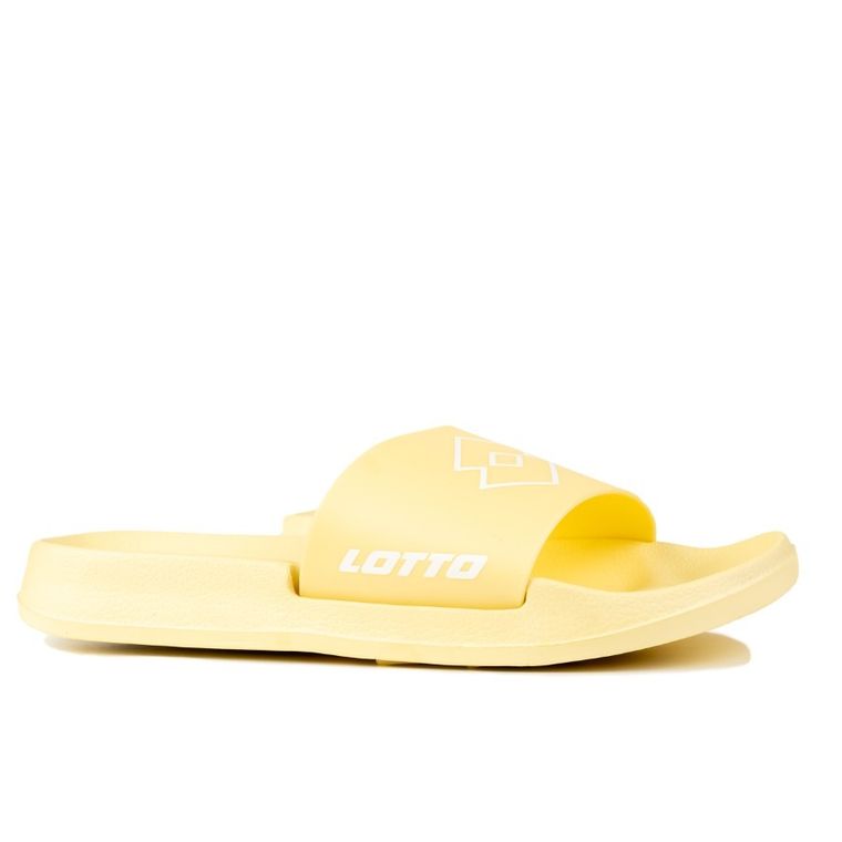 Klapki damskie, żółte, Lotto Lathi