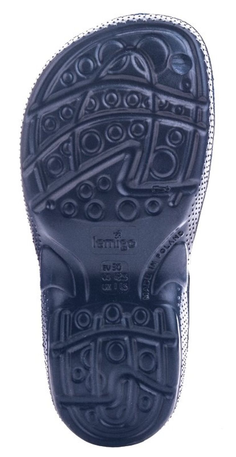 Klapki dziecięce, granatowe, Lemigo