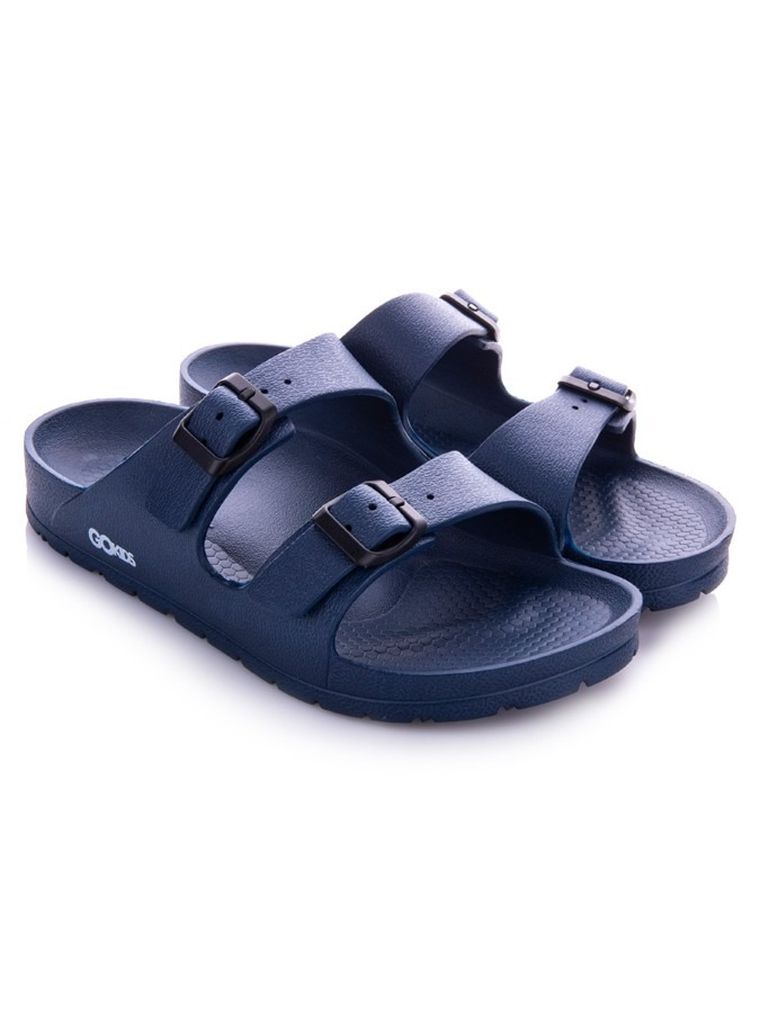 Klapki dziecięce, granatowe, Lemigo