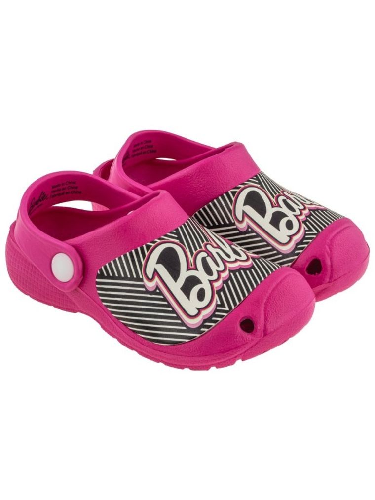 Klapki dziewczęce, różowe, Barbie, Otaro