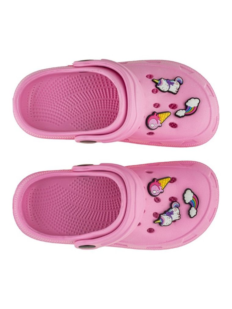 Klapki dziewczęce, różowe, BBS Shoes