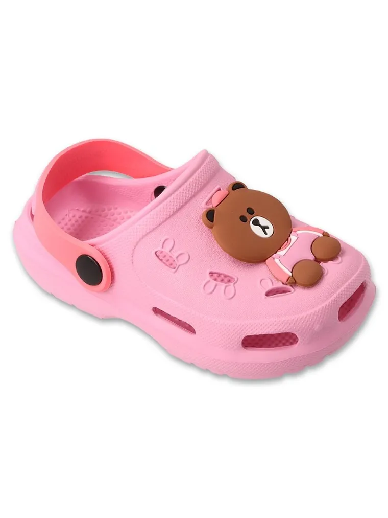 Klapki dziewczęce, różowe, Befado