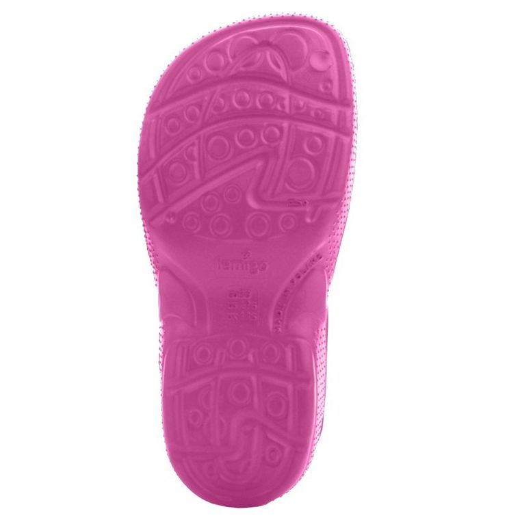 Klapki dziewczęce, różowe, Lemigo