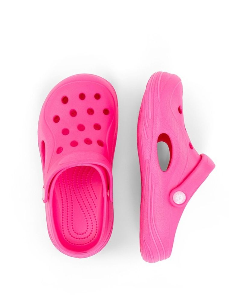 Klapki dziewczęce, różowe, Realpaks Fogo