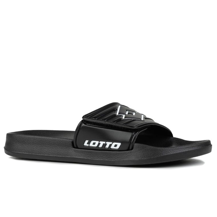 Klapki męskie, czarne, Lotto Flyde
