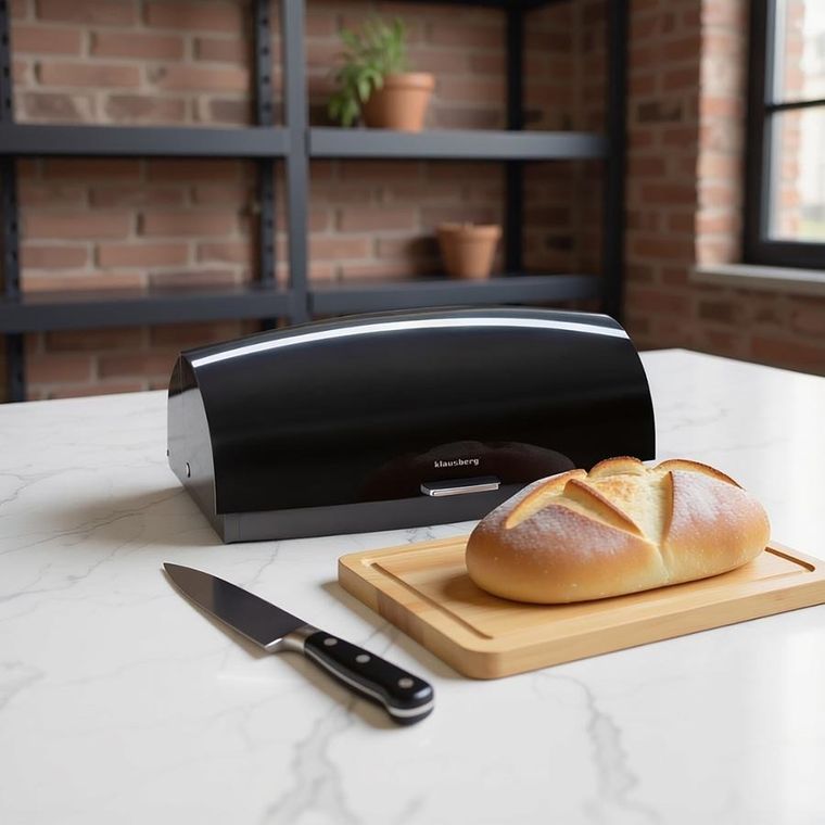Klausberg, chlebak, pojemnik na pieczywo, stalowy, kb-7931