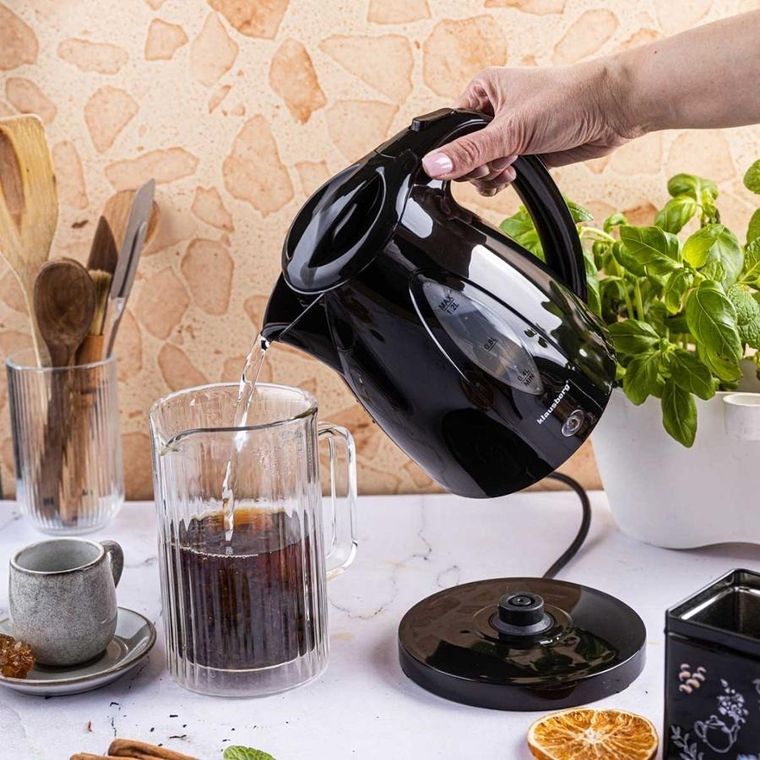 Klausberg, czajnik elektryczny, czarny, 1,2l, KB-9001