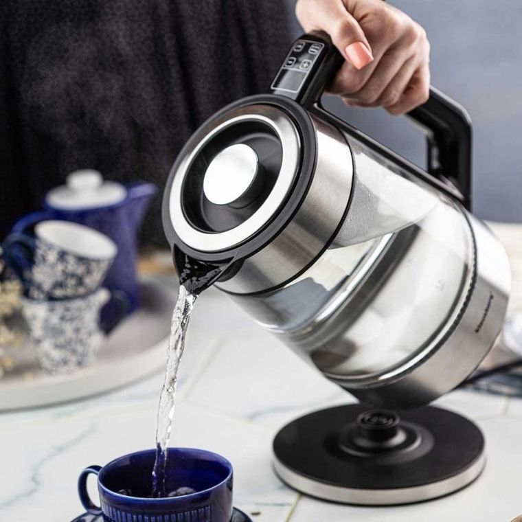 Klausberg, czajnik elektryczny, szklany, 1,7l, LED, RGB, KB-7888