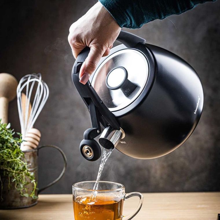 Klausberg, czajnik stalowy z gwizdkiem, 2.5l