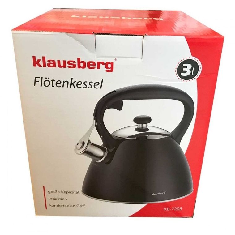 Klausberg, czajnik z gwizdkiem KB-7208, 3 l