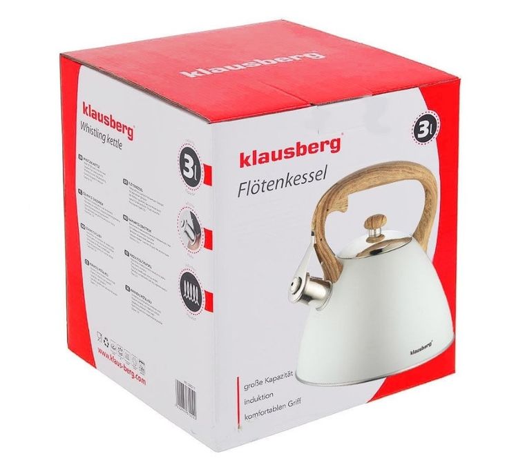 Klausberg, czajnik z gwizdkiem KB-7264, 3 l