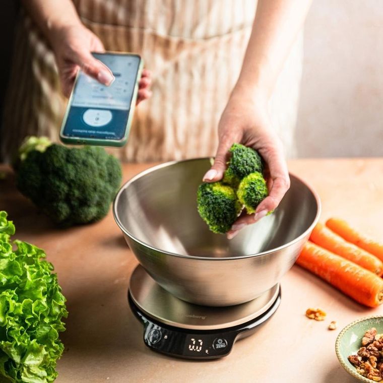 Klausberg, elektroniczna waga kuchenna, bluetooth, 5kg, kb-7939