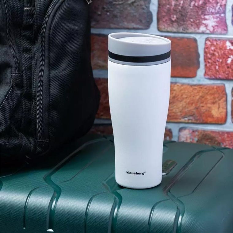 Klausberg, kubek termiczny, click clack, 380 ml, KB-7619
