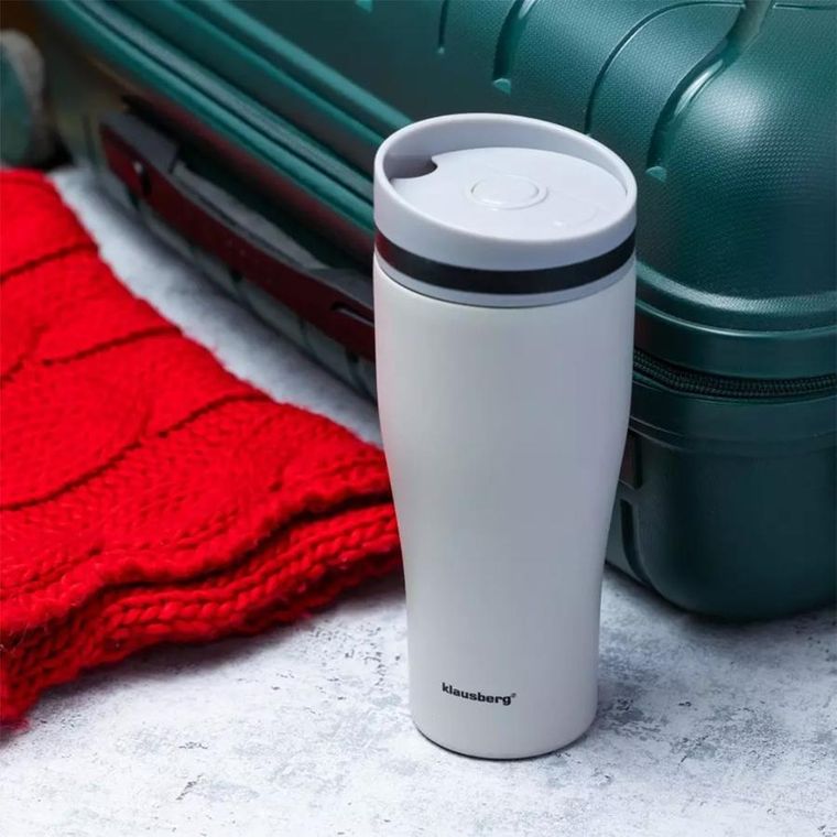 Klausberg, kubek termiczny, click clack, 380 ml, KB-7620