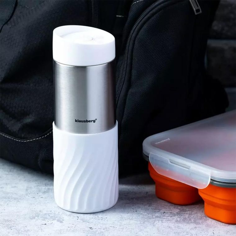 Klausberg, kubek termiczny, click clack, 400 ml, KB-7635
