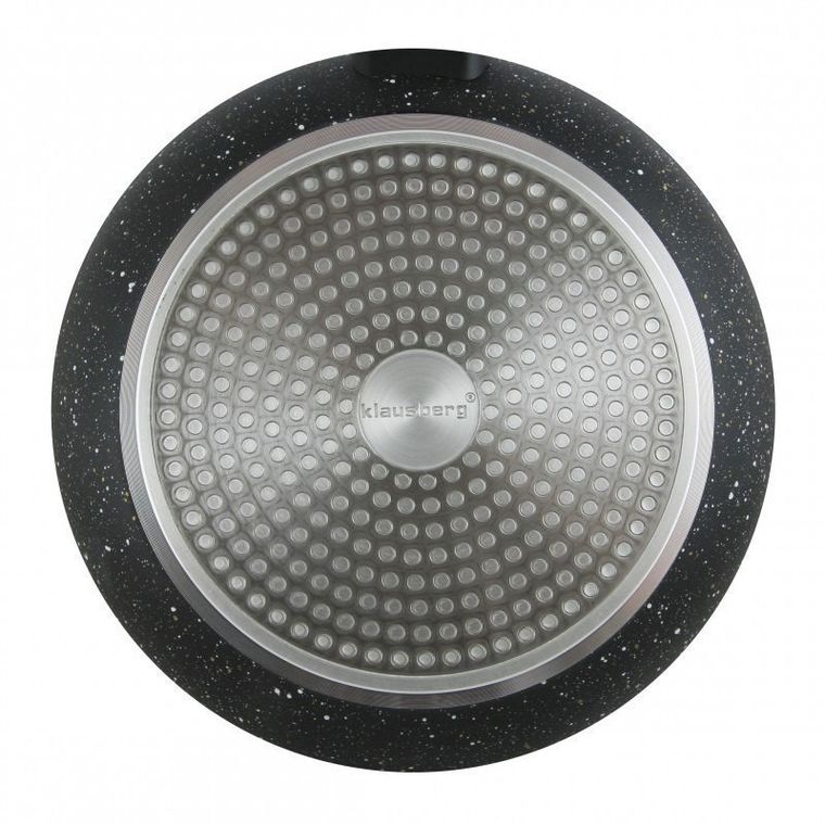 Klausberg, patelnia granitowa z pokrywą, 26 cm, KB-7040 (5902666610409)