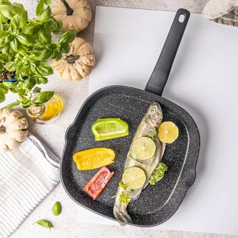 Klausberg, patelnia grillowa marmurkowa, 28 cm, KB-7662